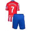 Atletico Madrid Antoine Griezmann #7 Hjemmedraktsett Barn 2024-25 Kortermet (+ korte bukser)